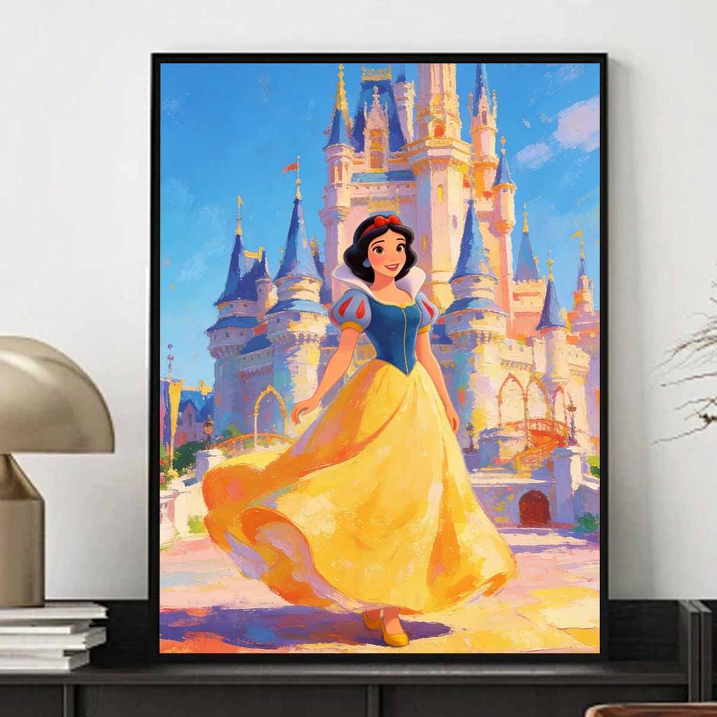 Disney Snow White Castle Diamond Painting Art Kit Mosaic Handmade Diy Gift Home Decor