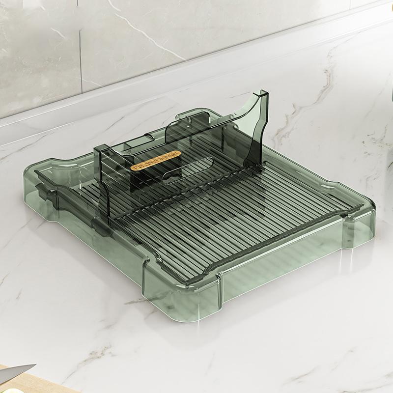 Foldable Kitchen Pot Lid Holder Plastic Pot Cover Rack Multifunction Spoon Rest Spatula Storage Shelf Kitchen Accessories