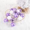 24pcs 6CM Christmas Balls Electroplated Christmas Spheres Pendant  Background Layout