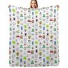 Soyjak Collage Throw Blanket Fade Resistant Durable Throw Blanket