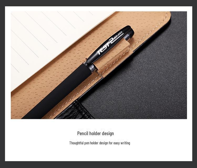 Набор из кожаных блокнотов с магнитной застежкой — с возможностью нанесения логотипа, включает блокноты формата A5 и B5 с отрывными листами в подарочной коробке