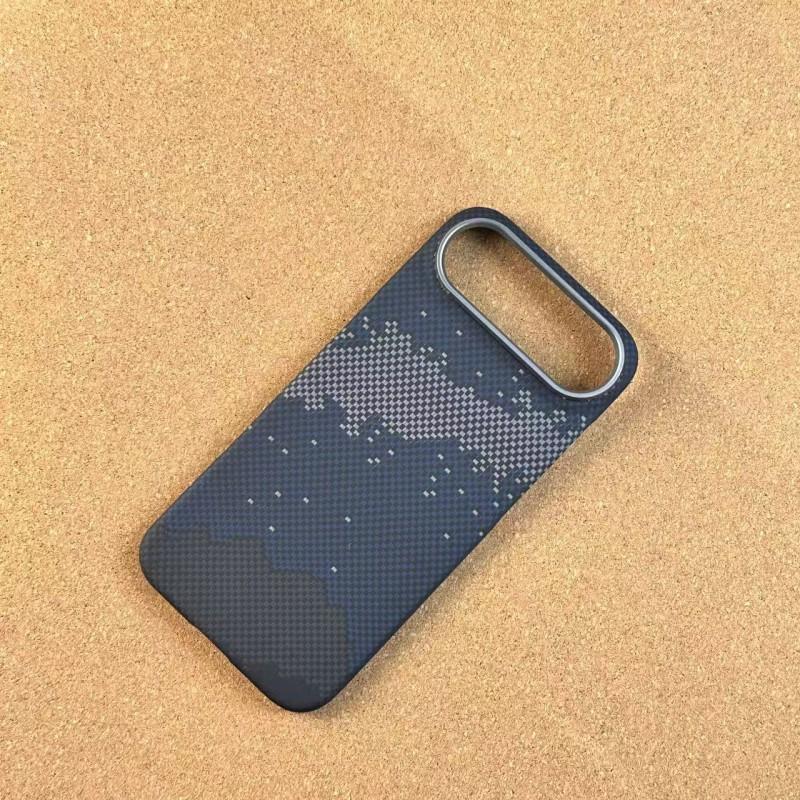Магнитный чехол из арамидного волокна для телефона IPhone 17 Air, деловой стиль, защитная крышка из кевлара