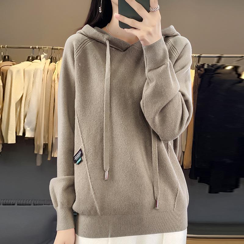 Autumn New Hooded Sweater Women's Pullover Hoodie Casual Fashion Sweater Jacket Bottoming Shirt