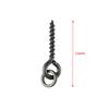100Pcs Threaded Boilie Bait Screws for Carp Hair Rigs Hooks Carp Fishing Terminal Tackle