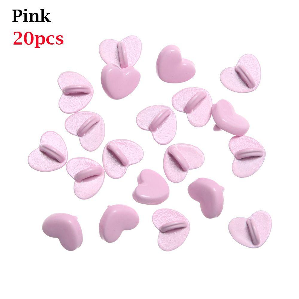 Craft Heart Pattern Decoration Mini Buttons DIY Doll Clothes Metal Buckles Clothing Sewing Buckle