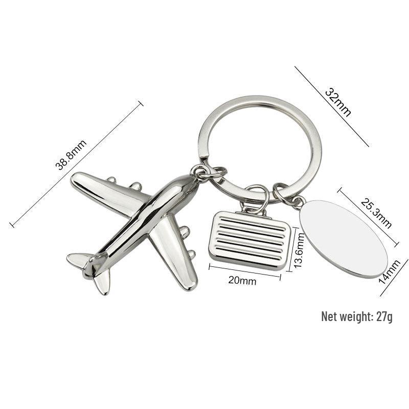 Брелок-модель самолета J-20: 3D Подвеска в виде самолета Сувенирный подарок