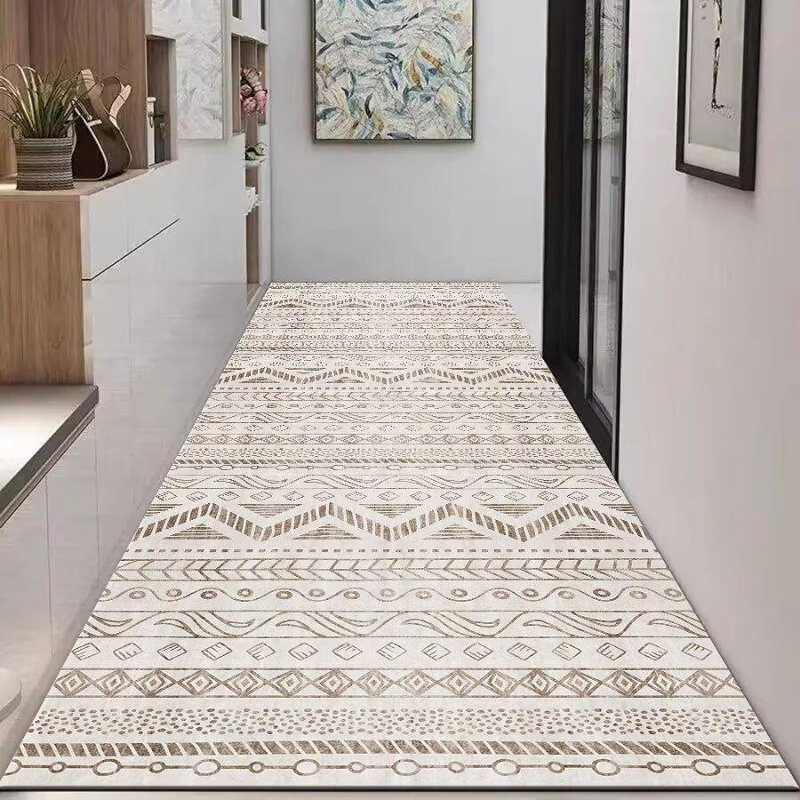 Bohemian Long Corridor Carpet Hallway Entry Door Mat Home Porch Hotel Hall Aisle Rugs Decor Bedroom Bedside Balcony Floor Mat