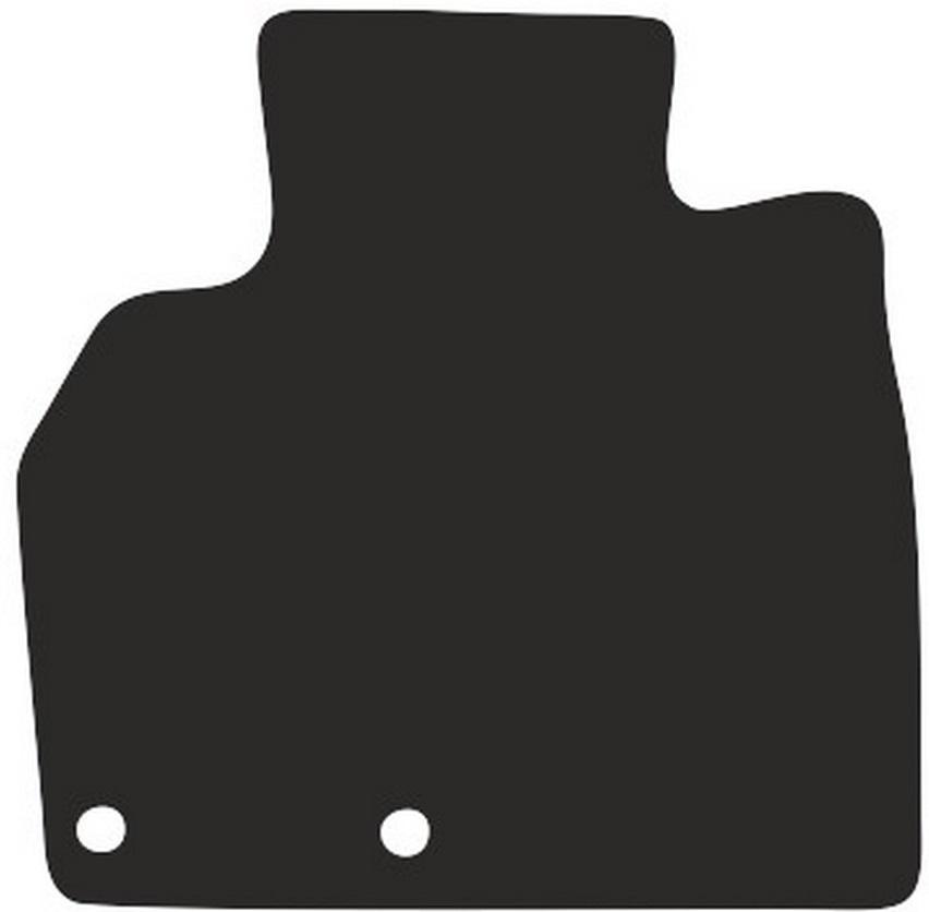 Polyamide Driver Floor Mat For Renault Espace Iv 7-Seater 2002-2012, Rubberized Driver Mat