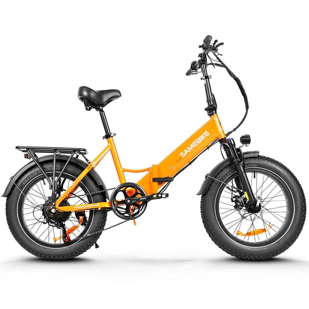 Складной электровелосипед SAMEBIKE LOTDM200-II, 20-дюймовый городской электровелосипед для взрослых, двигатель 750 Вт, аккумулятор 48 В 13 Ач