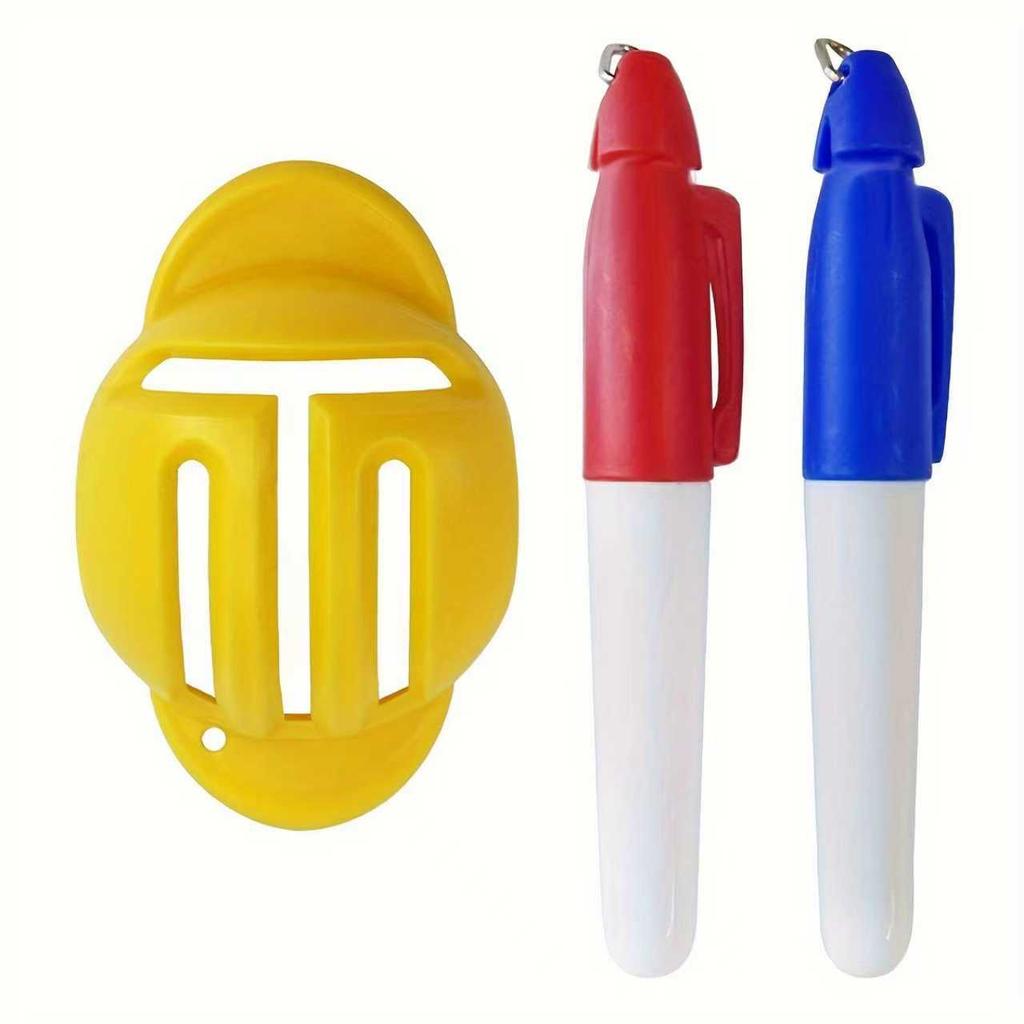 Набор шаблонов для разметки мячей для гольфа, маркер для разметки Triple Track, вспомогательные средства для позиционирования при патте, инструмент для спорта на открытом воздухе