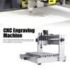 CNC Engraving Machine Small 3 Axes Cutting Machine Aluminum Alloy CNC Router Set 100‑240V EU Plug