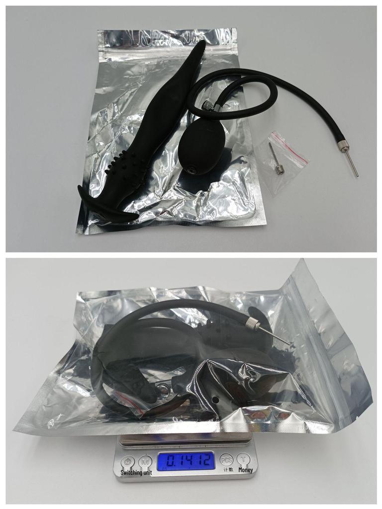 Надувной силиконовый анальный дилататор в виде угря для мужчин и женщин - Супердлинный задний мастурбатор.