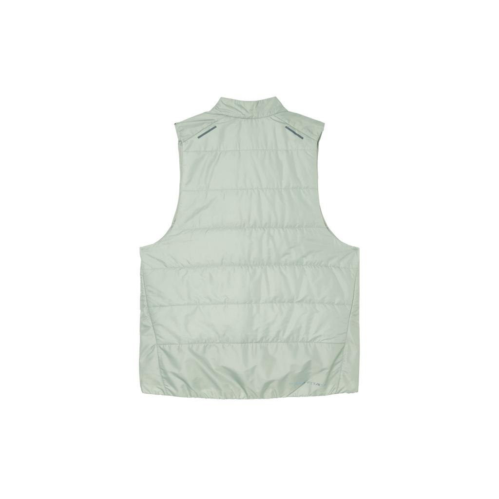 Nike Therma Fit Adv Rippel Down Running Лучший однотонный модный удобный мягкий пуховый жилет для мужчин светло-зеленый FB7543-370