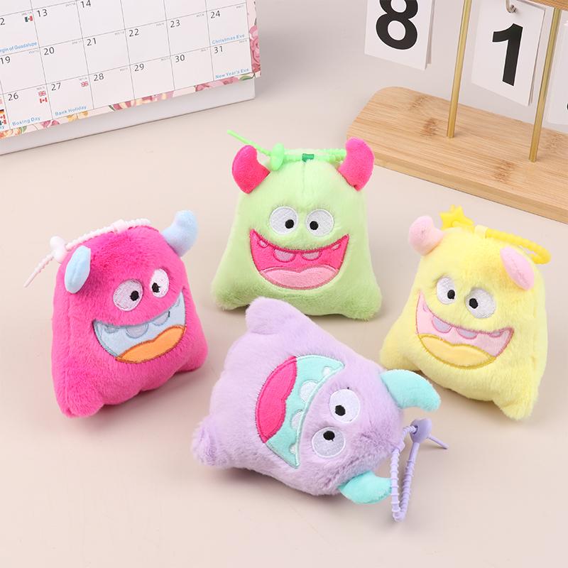 Kawaii мультфильм монстр плюшевый брелок милый плюшевый кукольный брелок рюкзак кулон сумка ключ подвесной декор пара праздничный подарок