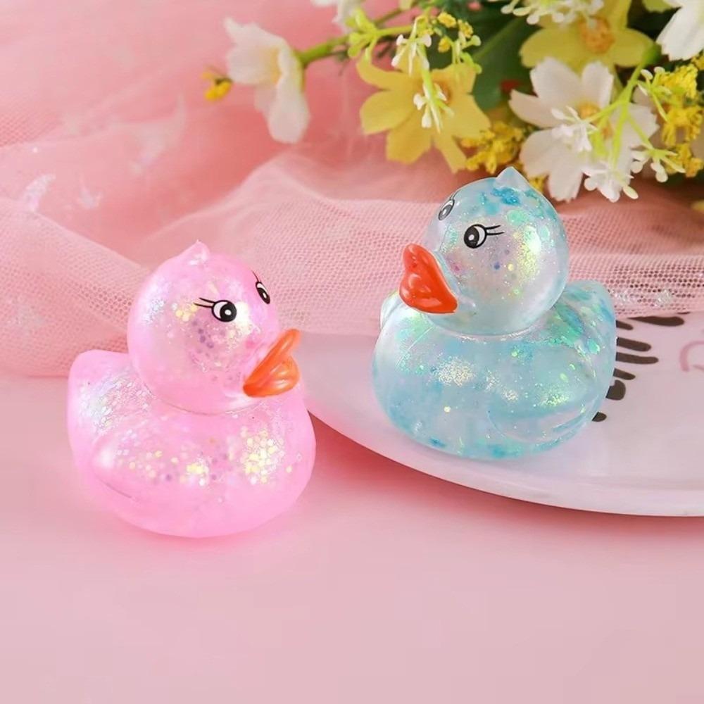 Soft Duck Squeeze Toy Random Color Decompression Toy Kawaii Style Stretch Stress Ball Party Gifts