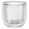 ZWILLING Двойные стеклянные стаканы для чая 240 мл 2 шт. Стакан Изоляция Холодоизоляция Теплоизоляция Двухслойная чашка Черный чай Можно использовать в микроволновой печи Японский
