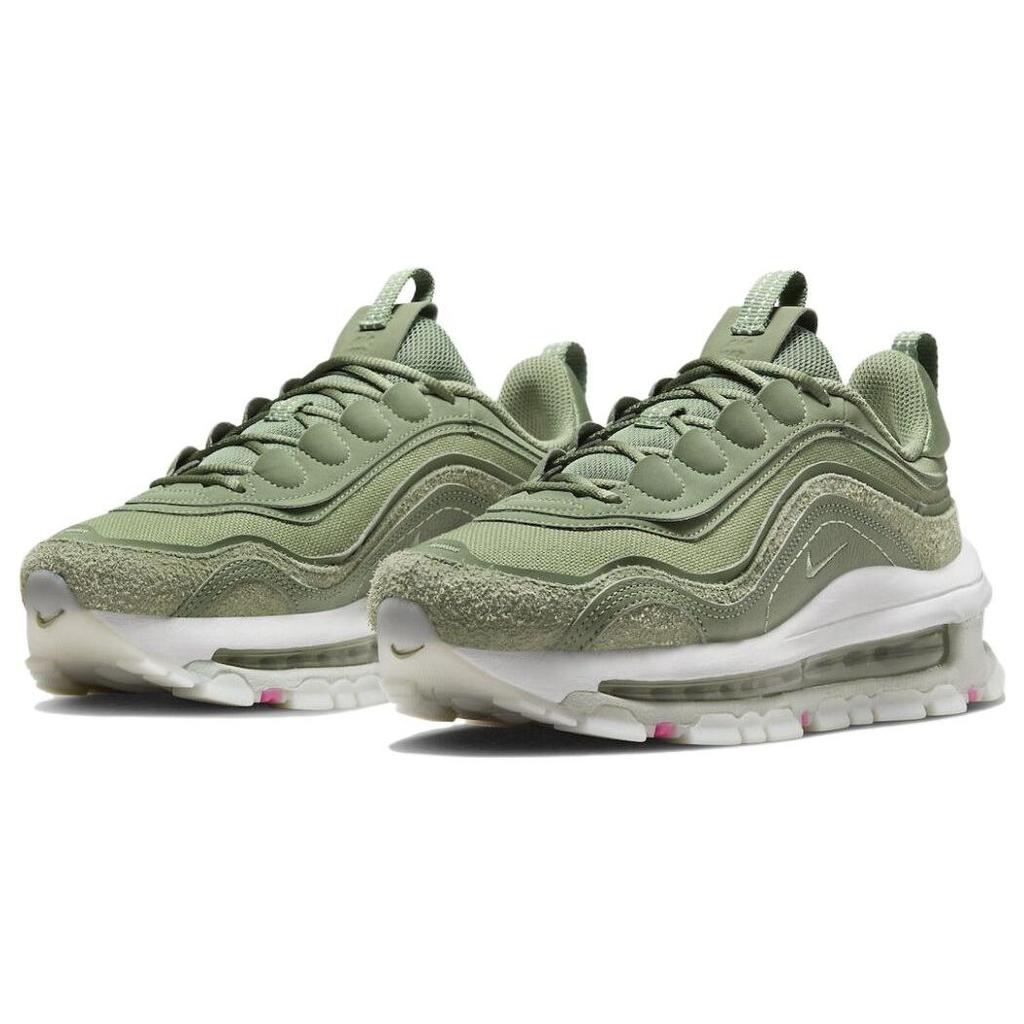 Nike Air Max 97 Futura Oil Green Женские кроссовки Summit-White Light-Silver Honeydew FB4496-300
