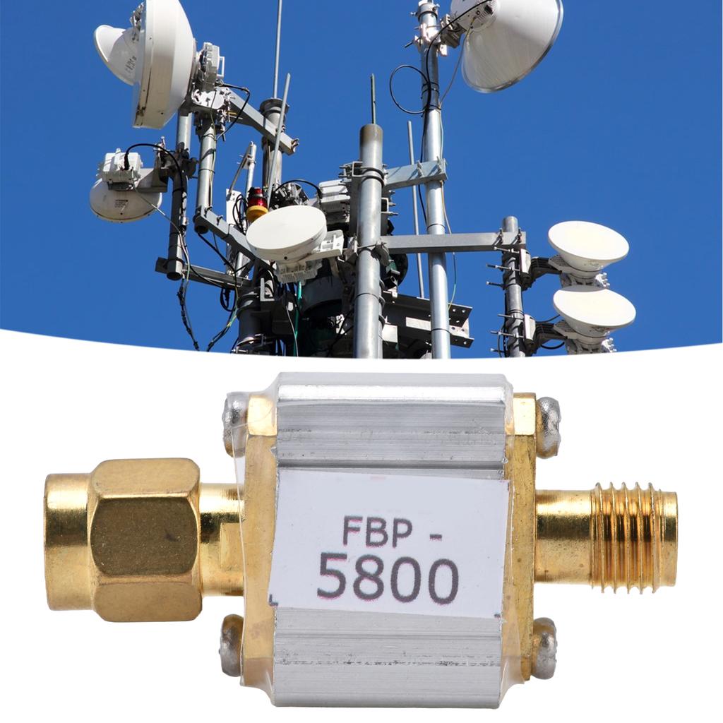 Bandpass Filter SMA Interface Low Interpolation Loss Reducing Noise Filtering Equipment for 5.8GHz R