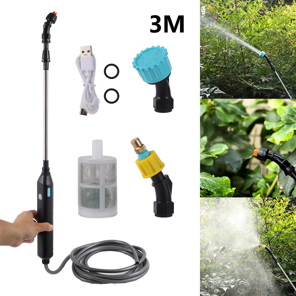 Электрический опрыскиватель для растений, распылитель для полива, палочка, перезаряжаемая батарея, садовый опрыскиватель, опрыскиватель для растений, двор, газон, сорняки, растения