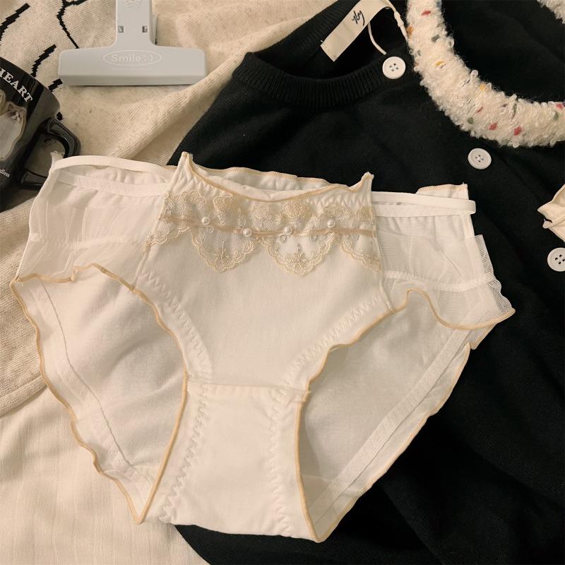 Women's New Hollow Pure Wind Pure Cotton Sexy Lace Underwear