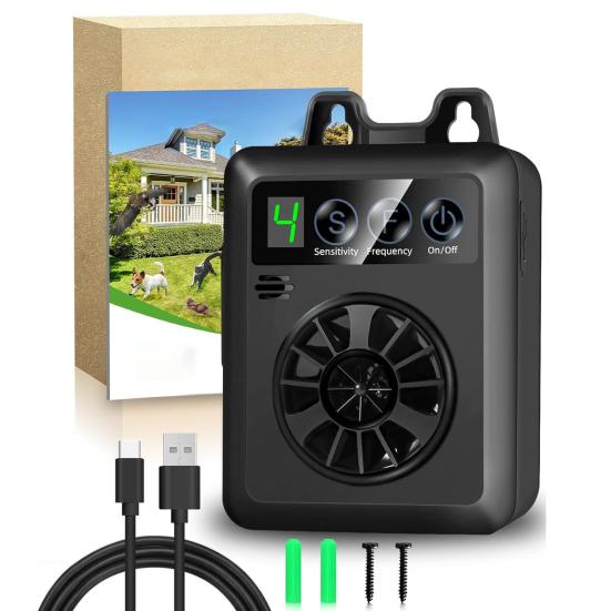Ультразвуковое устройство против лая для собак, перезаряжаемый контроллер лая, собачий лай