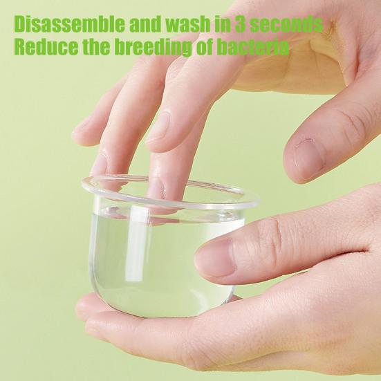 Кормушка для попугаев Высокоэластичный дизайн Легкая установка Очистка Прозрачная миска Аксессуар для клетки попугая