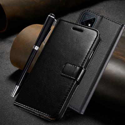 Кожаный флип-чехол-книжка для Samsung Galaxy A54 A53 A14 A04s S23 Ultra S22 S21 Huawei P50 Xiaomi Redmi Note 11 iPhone 14 13 12 Pro Max кошелек с мягкой обложкой