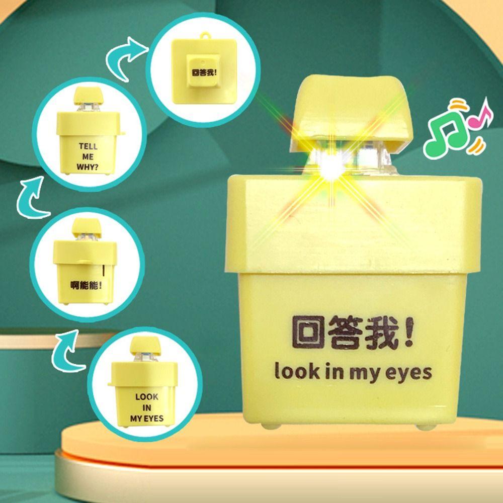 Glowing Keyboard Sound Emulator Luminous Keychain Quotation Pronunciation Luminous Keychain