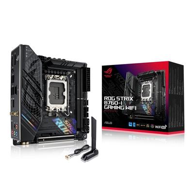 Asus Материнская плата совместимая с процессором поколения INTEL LGA1700 ROG STRIX GAMING WIFI 13,12 B760-I Mini-ITX B760-I