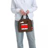 Милая Мультяшная Сумка-Ланчбокс с Утеплителем Domo Kun для Женщин Детей Портативные Контейнеры для Еды Термосумка Ланчбокс Сумка-Тоут