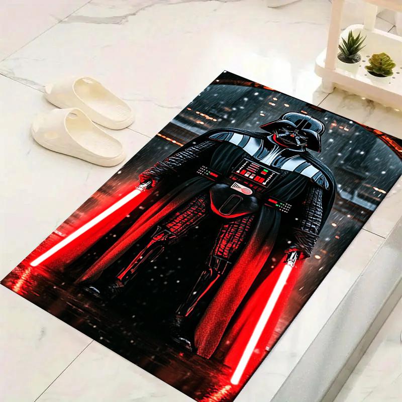 1Pc Dark Side Warrior Rug Office Carpet Indoor Outdoor Doormat Nonslip Soft Comfortable Living Christmas Halloween Xmas Gift D924199