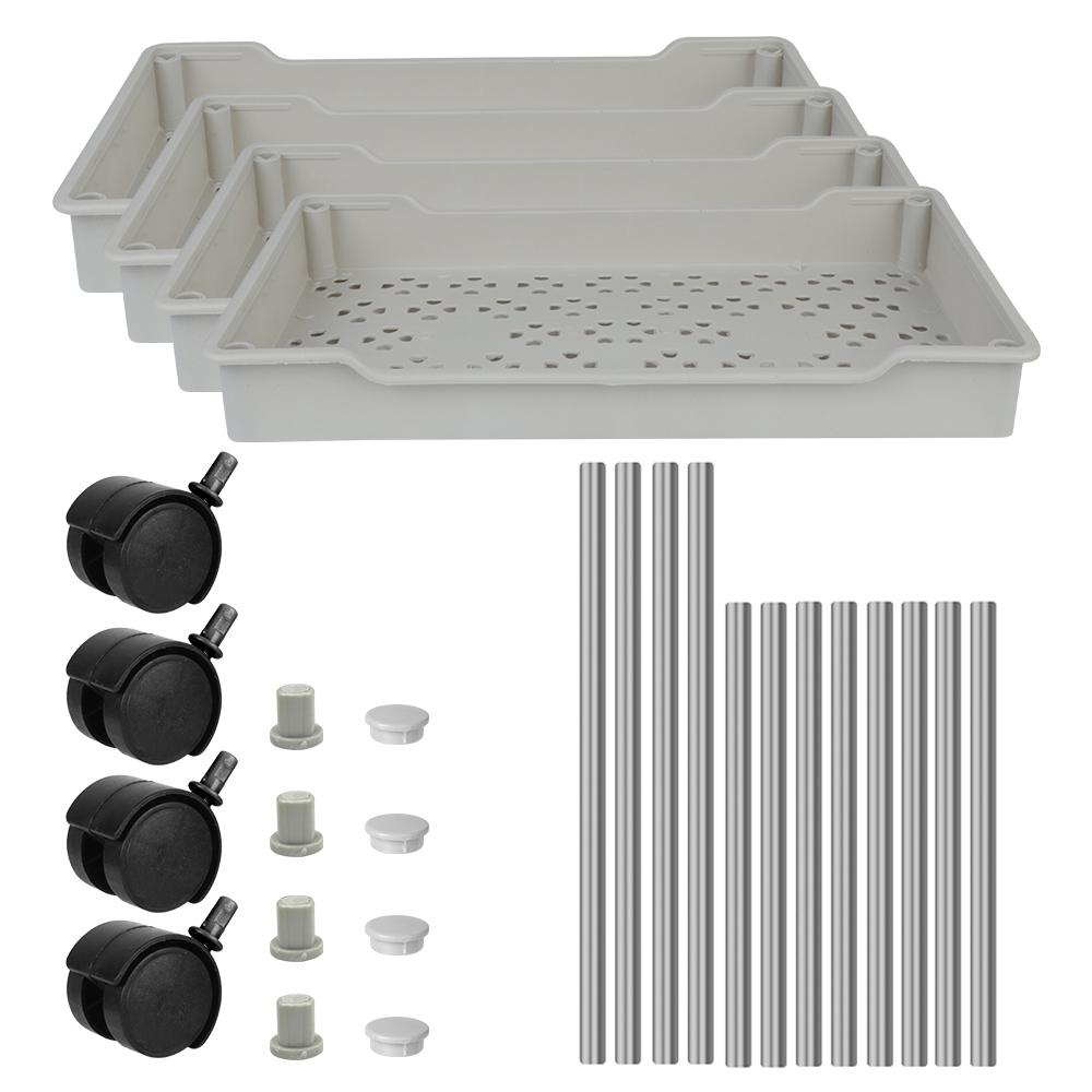 3/4 Слой Мобильная Полка для Кухни Ванной Тележки Для Хранения Многослойная С Колесиками Бытовая Стойка