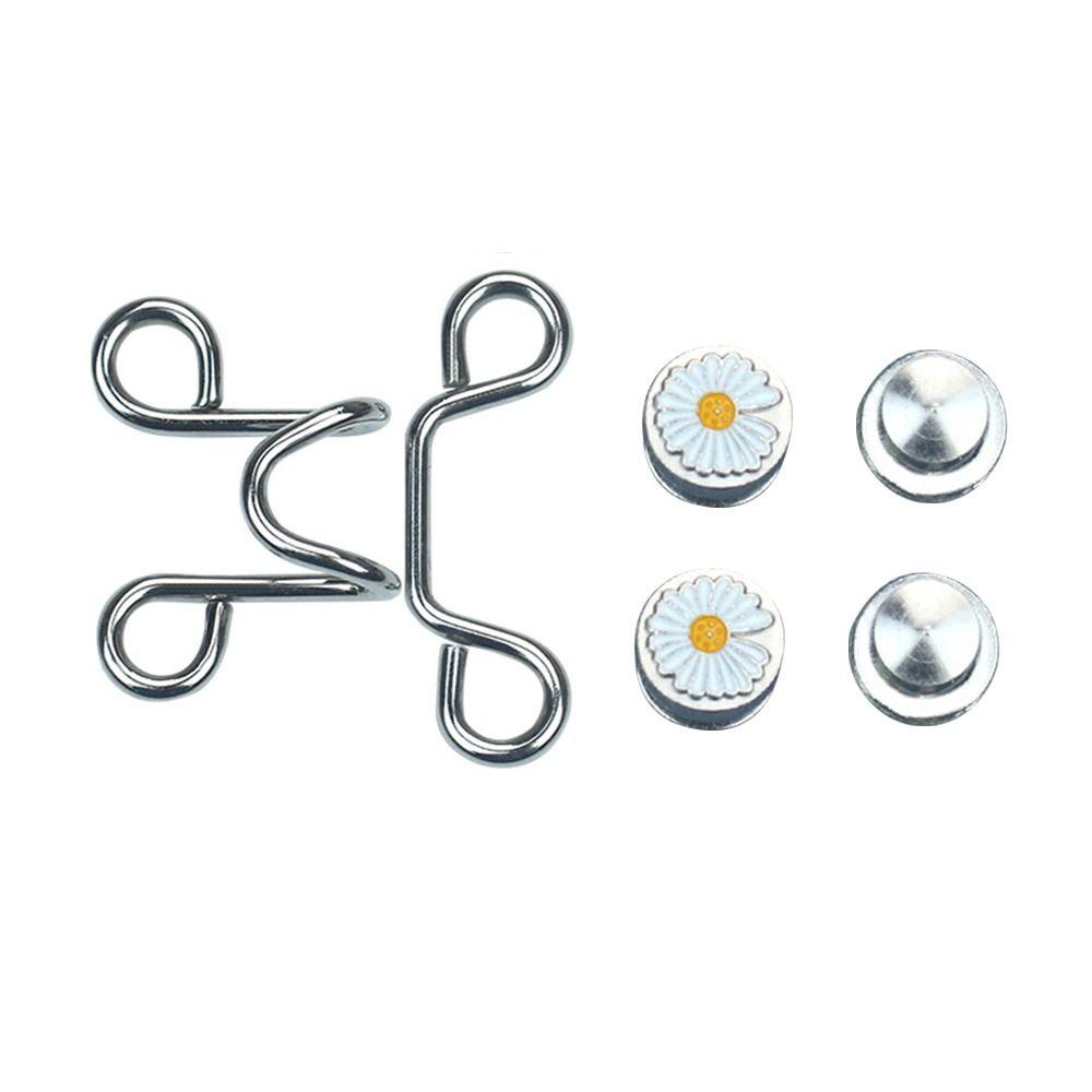 No Sewing Required Adjustable Button Pins Button Clip Pant Waist Tightener Pant Waist Buttons