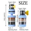 5Pcs 360 Degree Rotatable Filter Water Purifier 6-Layer Filter Kitchen Faucet Extender  Household