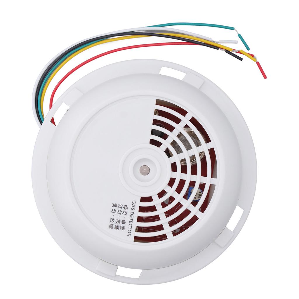 Детектор природного газа ABS Потолочная сетевая сигнализация Звуковое и световое оповещение Газовая сигнализация для дома Safe 12?28В