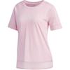 Футболка Ss Tee Id повседневная удобная дышащая футболка с коротким рукавом женская розовая DY8650