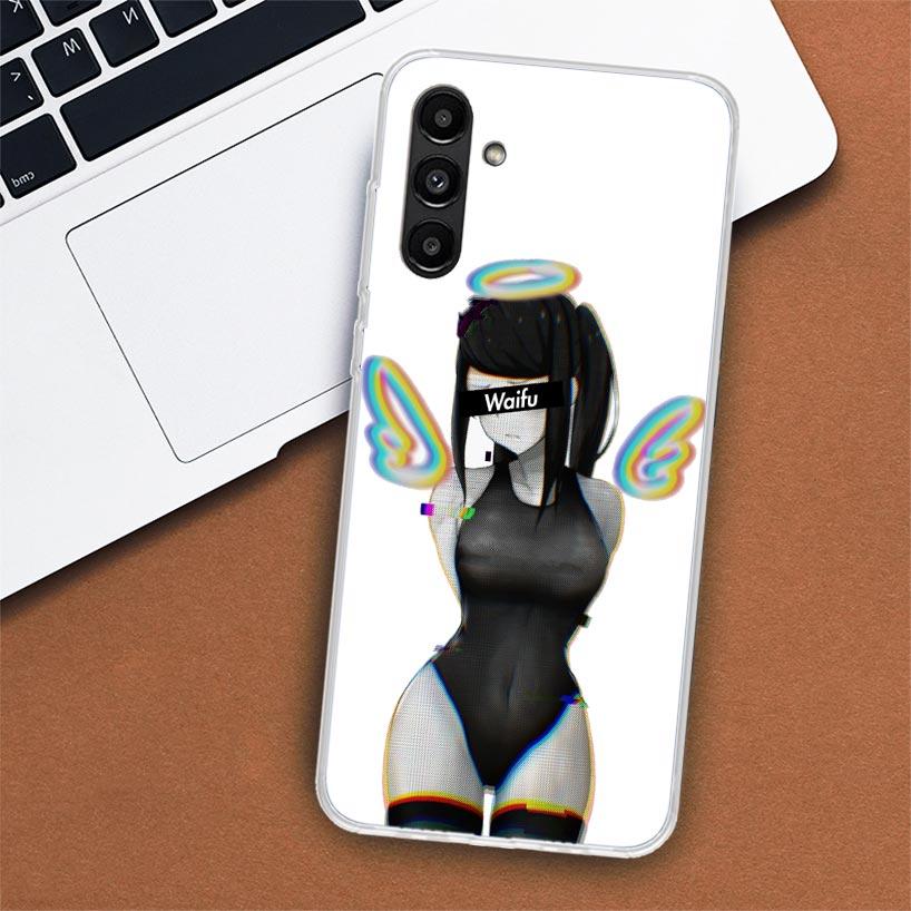 Sugoi Senpai аниме Waifu сексуальная девушка чехол для телефона для Samsung Galaxy A55 A54 A53 A52 A15 A14 A13 A12 A35 A34 A33 A32 A25 A24 A23 A22