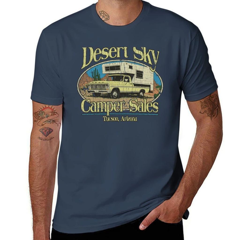 Desert Sky Camper Sales Tucson Tshirt Soft Casual Short Sleeve Cotton Tee