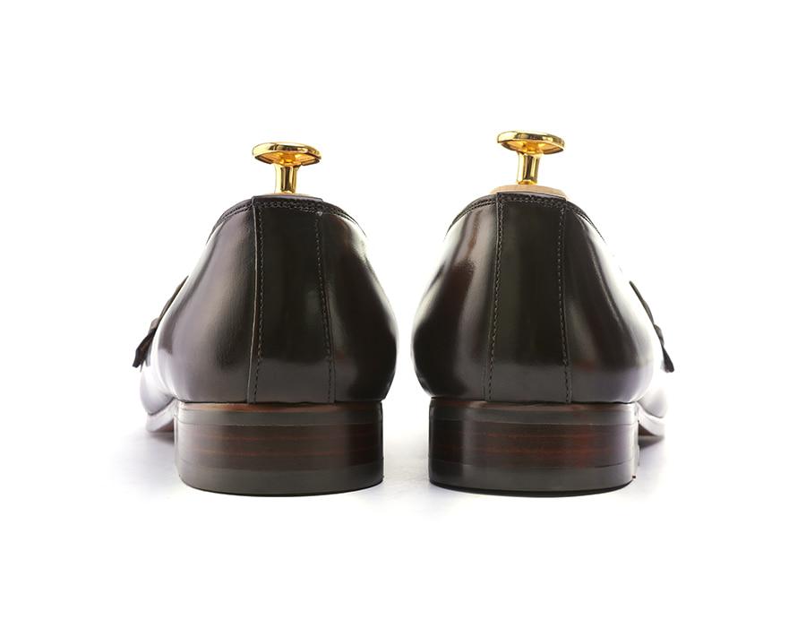 Lavantano Double Monk Loafers - Burgundy