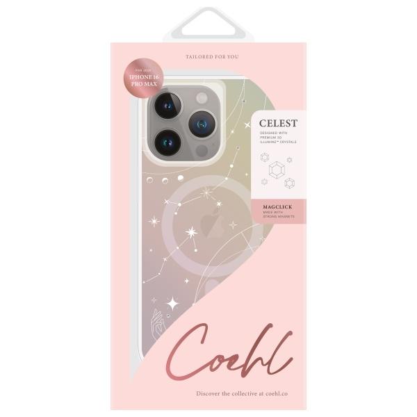 UNIQ case Coehl Celest iPhone 16 Pro Max 6.9" Magnetic Charging opal/iridescent