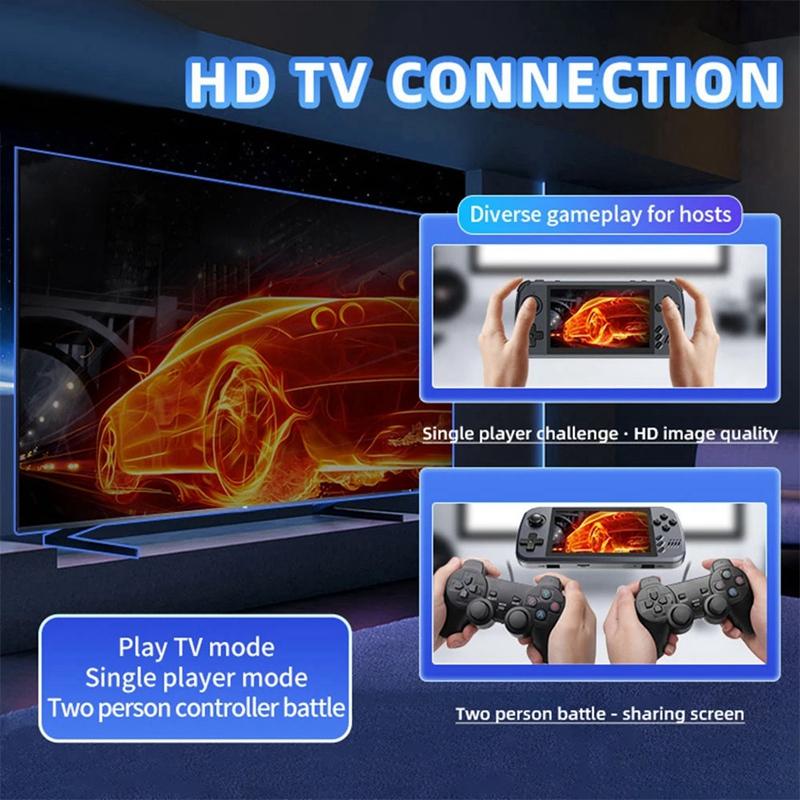 X39pro Ретро Игровая Консоль 32 ГБ 4,5-дюймовый Экран Поддержка Игр для 2 Игроков Портативный Геймпад Детские Подарки Прочный А