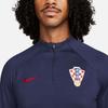 Nike Футболка мужская Dri-FIT Strike Drill Croatia World Cup Training с длинным рукавом, темно-синяя DH6453-498