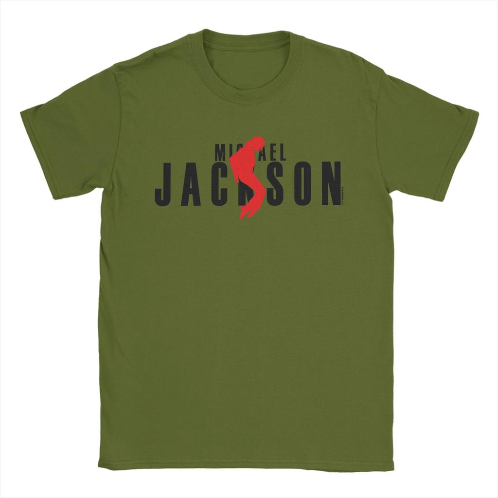 Michael Air Jackson TShirts Unisex Funny Cotton Tees Round Collar Short Sleeve T Shirts Birthday Gift Tops