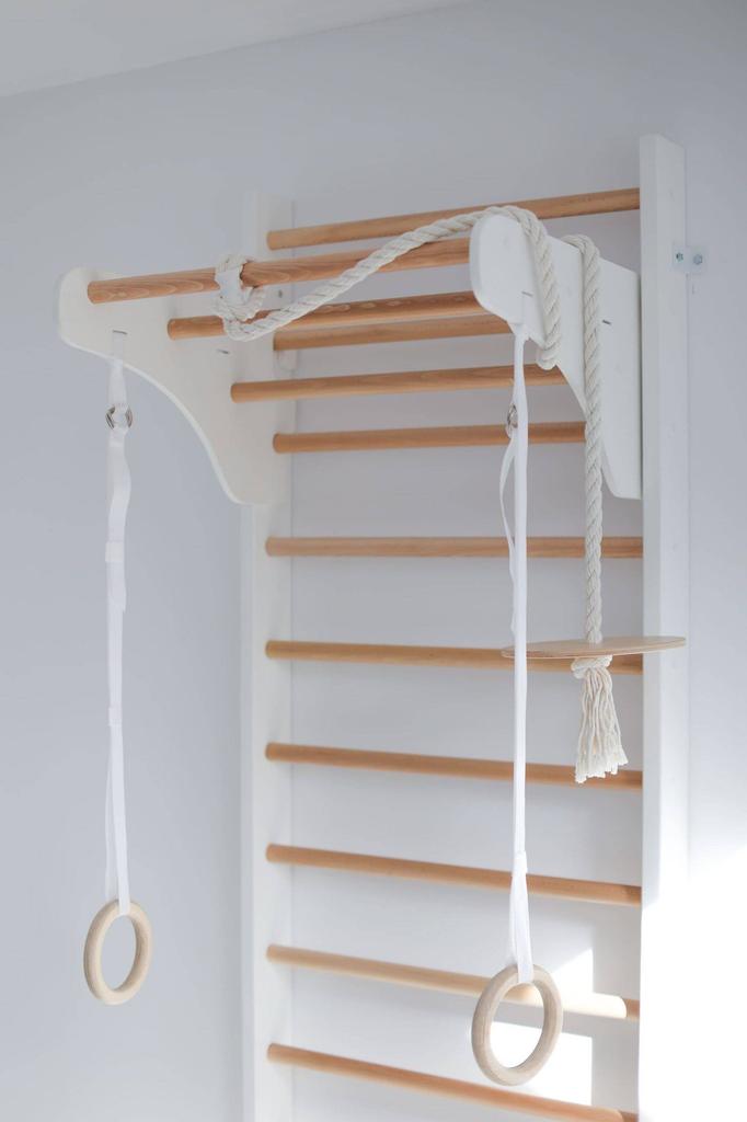 Лестница гимнастическая Kinder Wood из белого дерева, ЕС