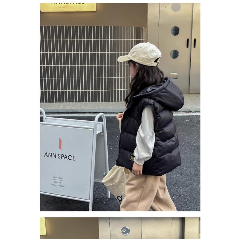 Детская одежда высокого класса для мальчиков и девочек, жилет, детская куртка из черного золотого бархата, утепленная, с капюшоном, непродуваемое детское пальто, топ, бархат, шелк, перо