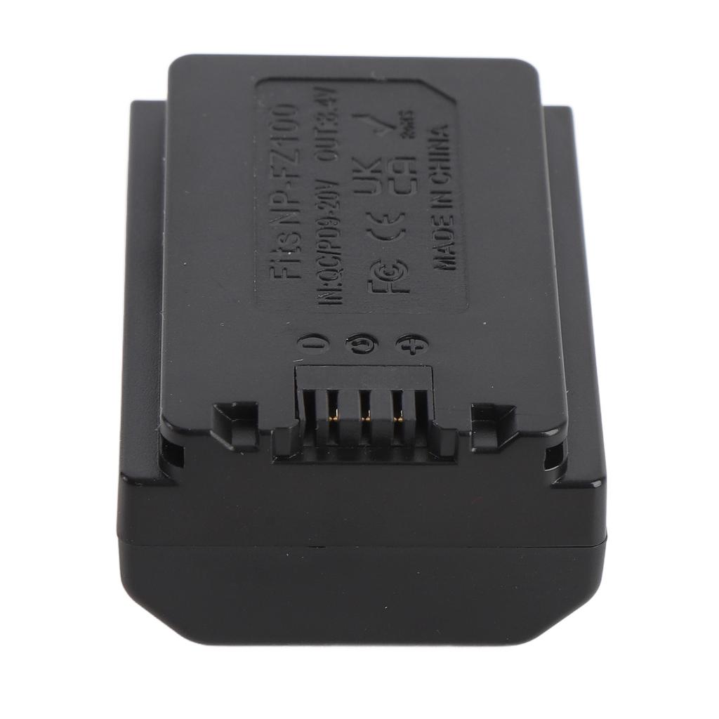 Кабель питания USB C с разъемом Type C на муляж аккумулятора для NP FZ100 с утолщенным медным сердечником для A7M4 M3