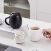 Lucky Cat Ceramic Tea Infuser Couple Cups Set