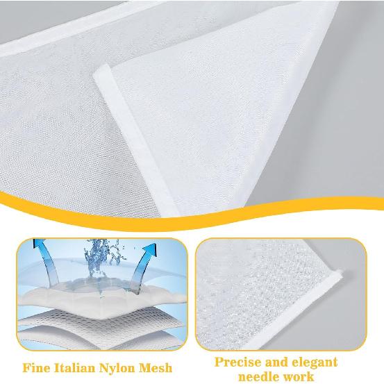 6 Pcs Juicing Bag, 7.87 × 5.9 Inch Juicer Bags, Fine Mesh Nut Milk Bag, Drawstring Nut Bags Strainer for Juicing Fruit Juice Coffee Tea Yogurt