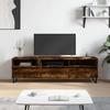 VidaXL TV Stand Smoked Oak 150x30x44.5 Cm Engineered Wood 831305