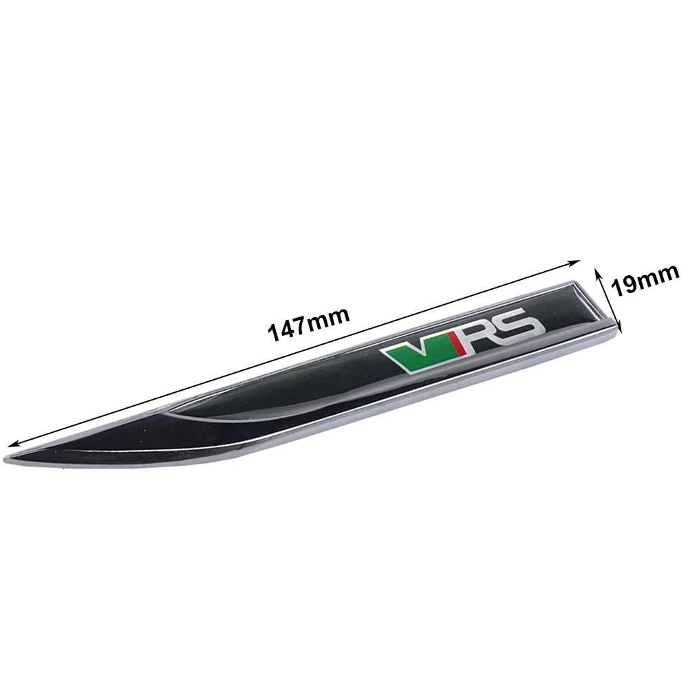 EBL2 Car Styling 2Pcs VRS 3D Metal Sticker Accessories For Skoda OCTAVIA A7 VRS MK2 MK3 A5 Superb Rapid Kodiaq Karoq Fabia Kamiq